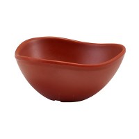 Terracotta Melamine Triangular Ramekin